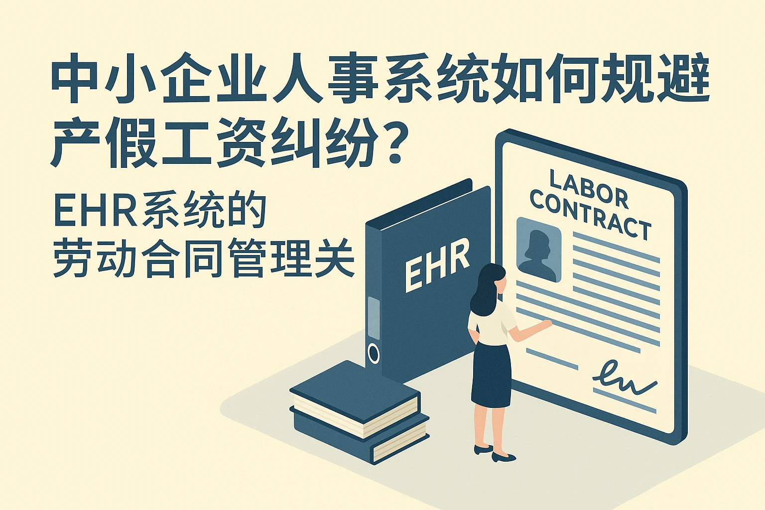 中小企业人事系统如何规避产假工资纠纷？EHR系统的劳动合同管理关键