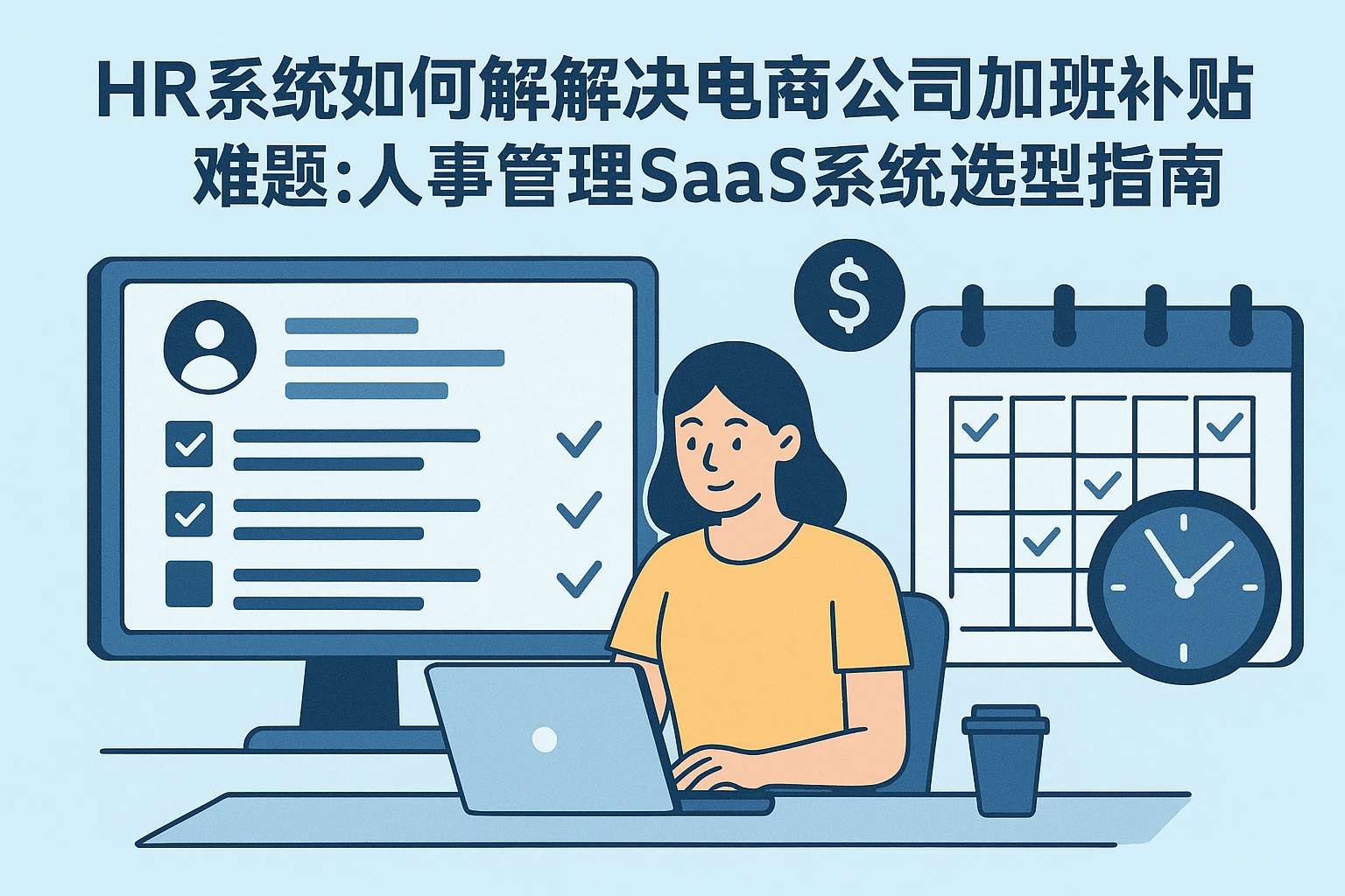 HR系统如何解决电商公司加班补贴难题：人事管理SaaS系统选型指南