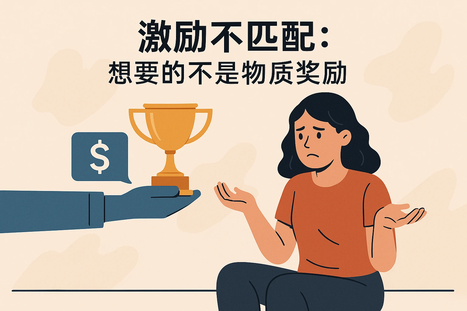 2. 激励不匹配：“想要的不是物质奖励”