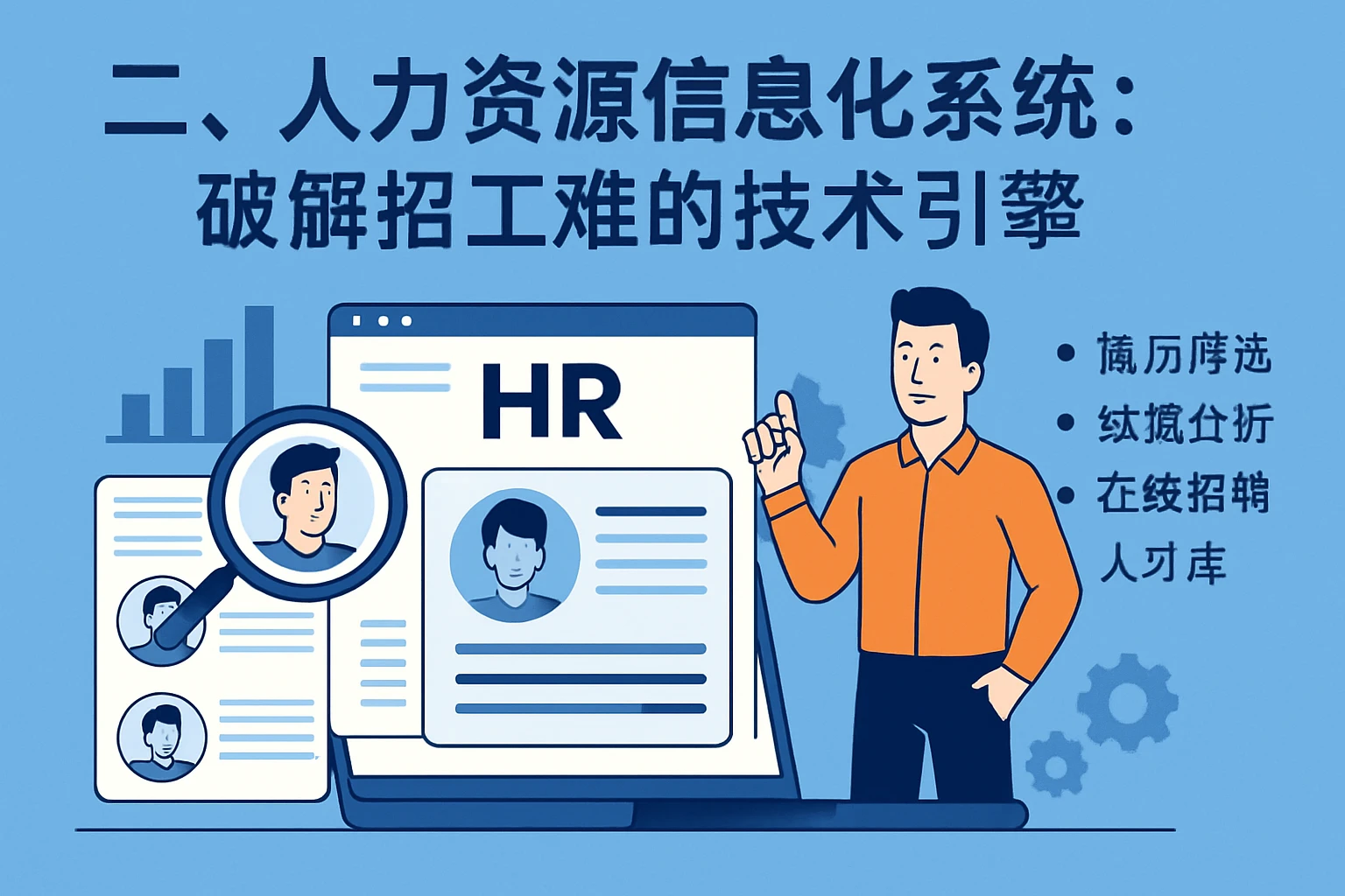 二、人力资源信息化系统:破解招工难的技术引擎
