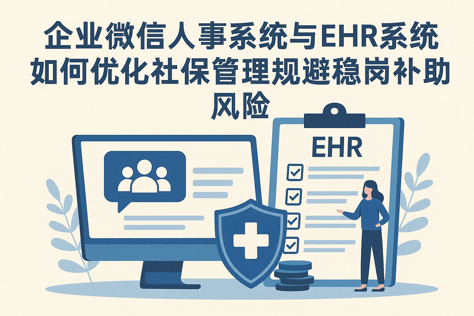 企业微信人事系统与EHR系统如何优化社保管理规避稳岗补助风险