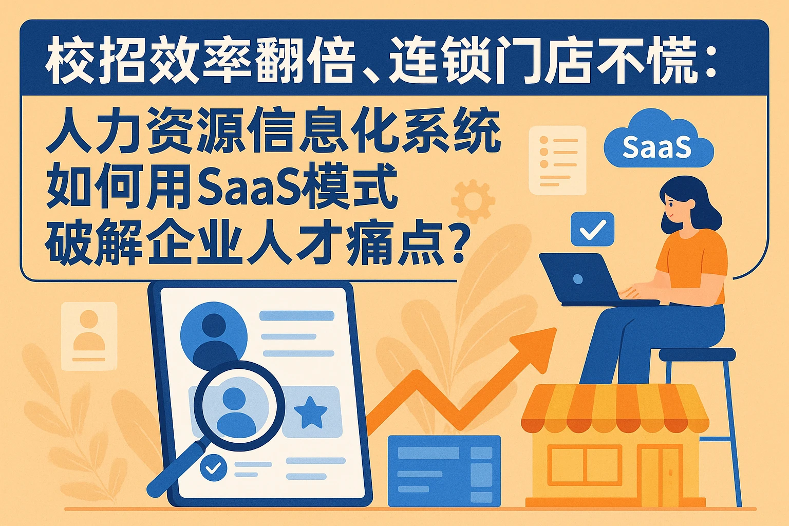 校招效率翻倍、连锁门店不慌：人力资源信息化系统如何用SaaS模式破解企业人才痛点？