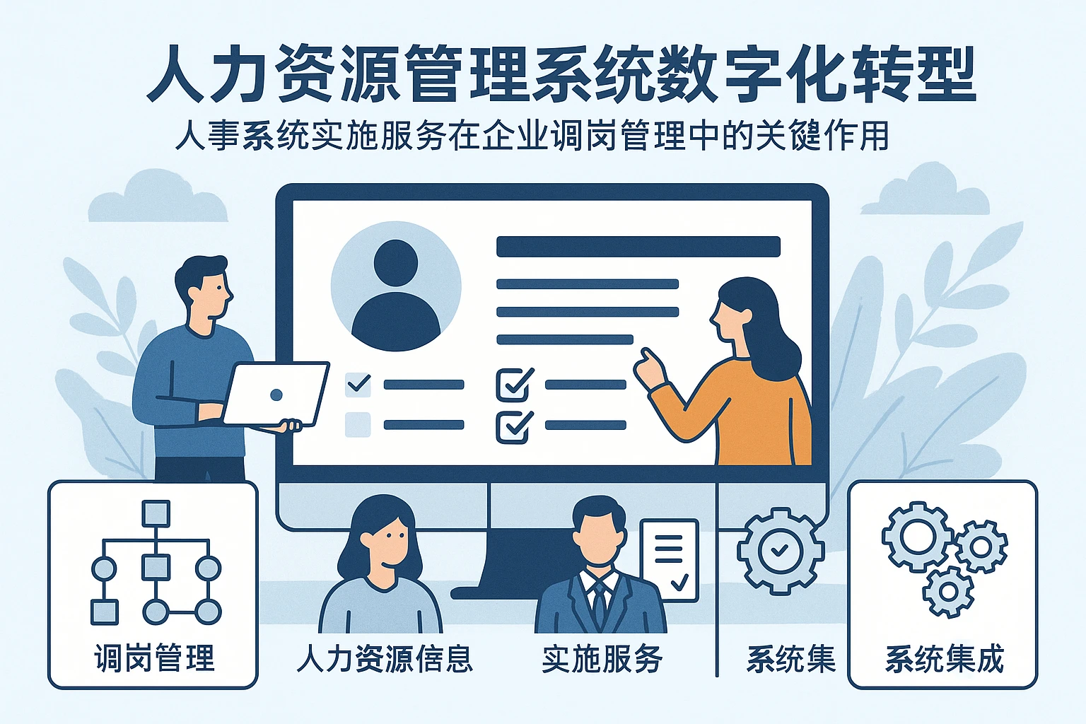 人力资源管理系统数字化转型:人事系统实施服务在企业调岗管理中的关键作用