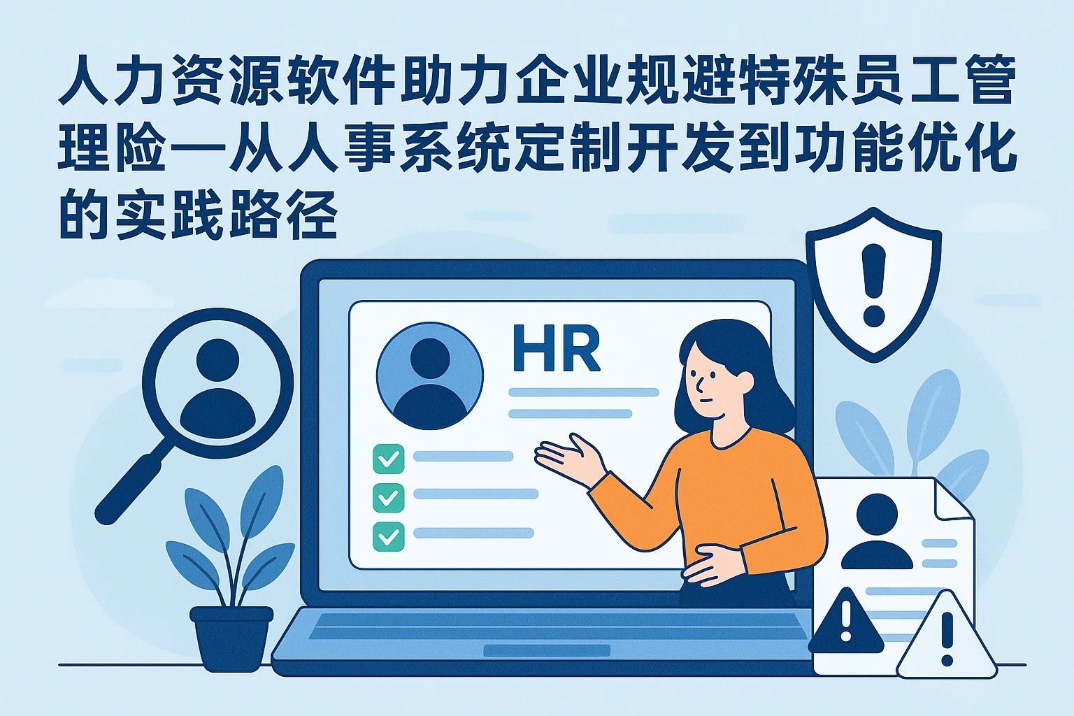 人力资源软件助力企业规避特殊员工管理风险——从人事系统定制开发到功能优化的实践路径
