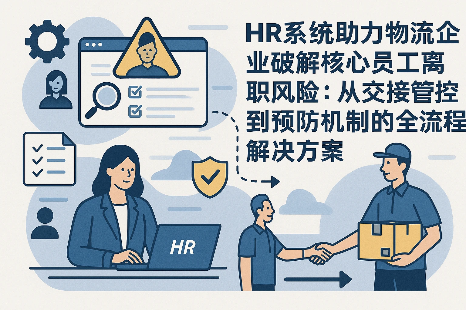 HR系统助力物流企业破解核心员工离职风险：从交接管控到预防机制的全流程解决方案
