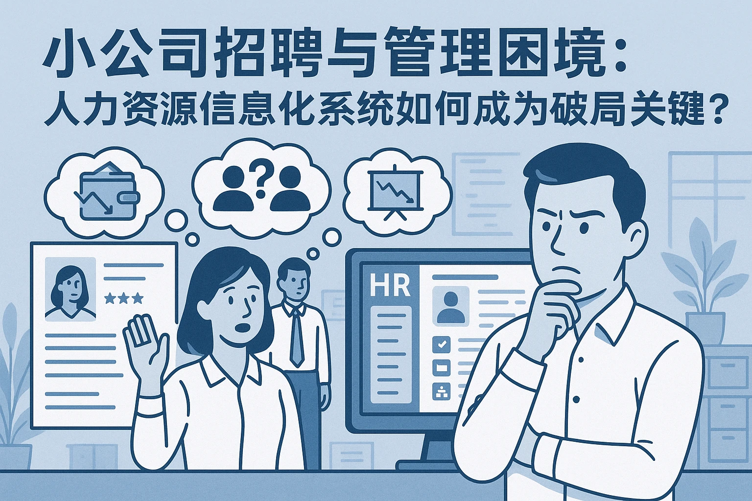 小公司招聘与管理困境：人力资源信息化系统如何成为破局关键？