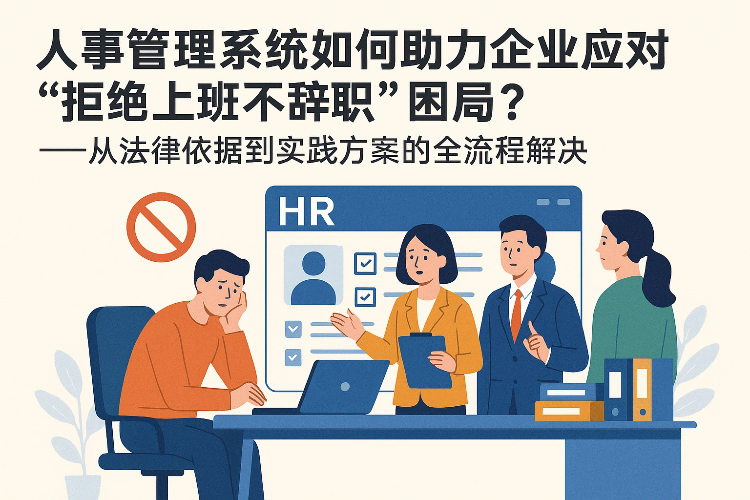 人事管理系统如何助力企业应对“拒绝上班不辞职”困局?——从法律依据到实践方案的全流程解决