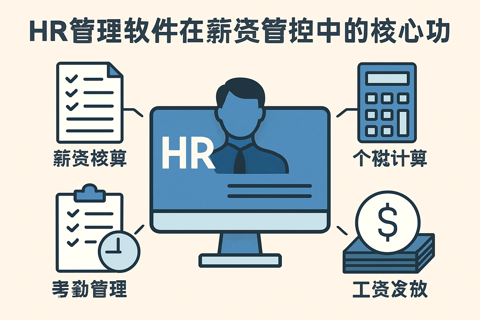 HR管理软件在薪资管控中的核心功能