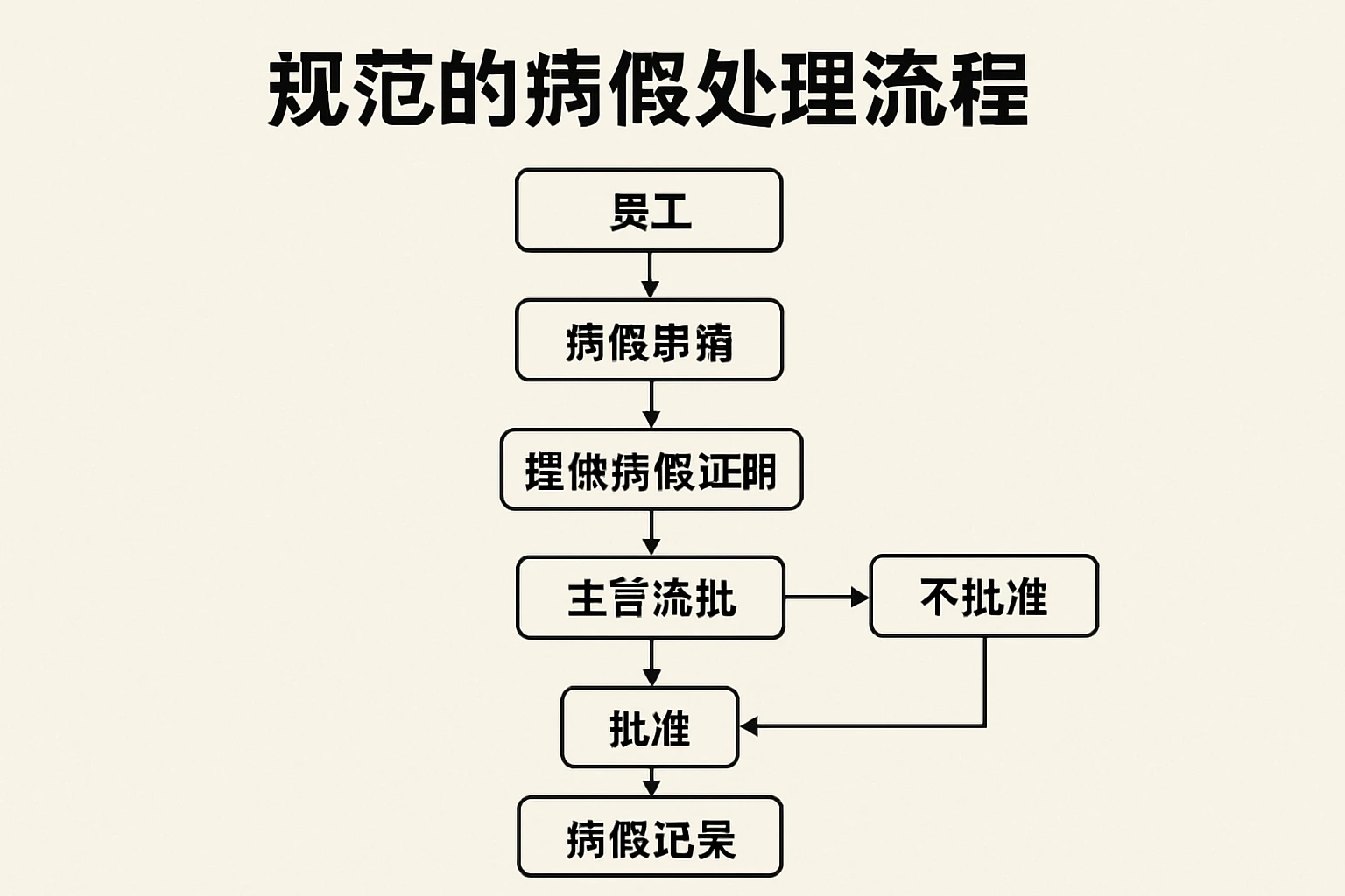 规范的病假处理流程