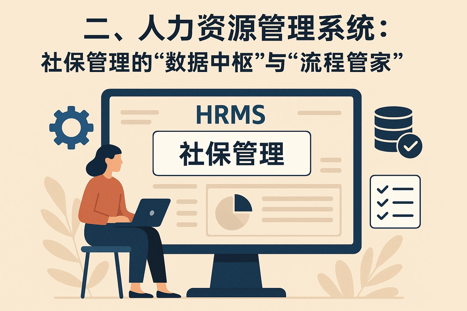 二、人力资源管理系统:社保管理的“数据中枢”与“流程管家”