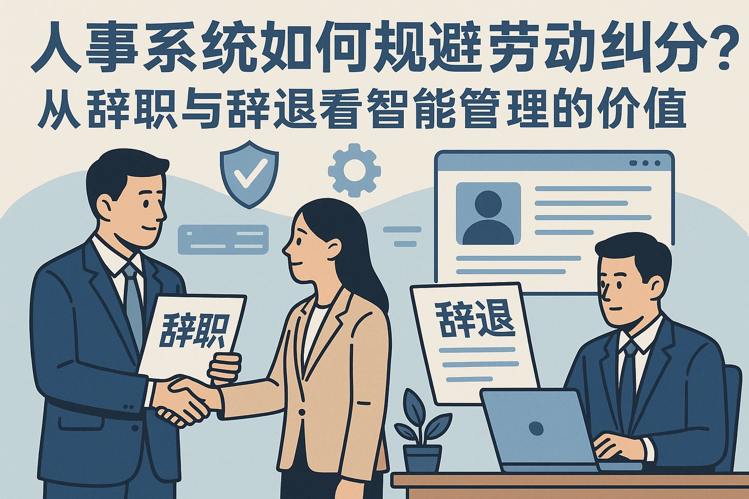 人事系统如何规避劳动纠纷？从辞职与辞退的边界看智能管理的价值