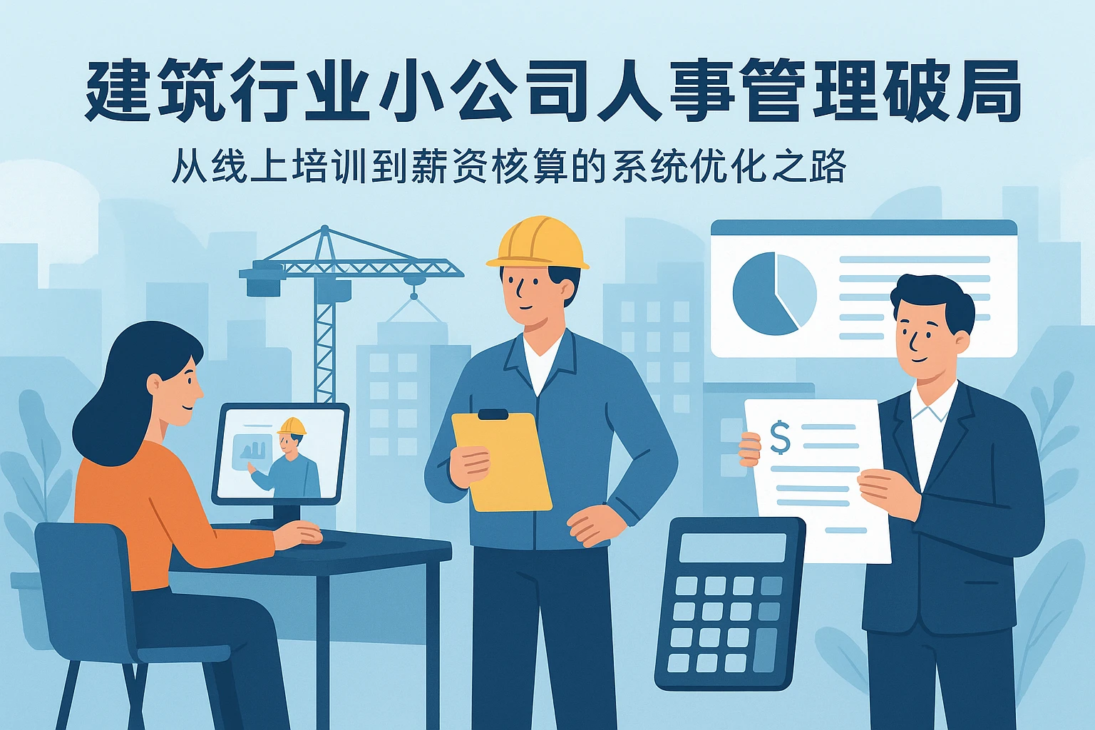 建筑行业小公司人事管理破局：从线上培训到薪资核算的系统优化之路