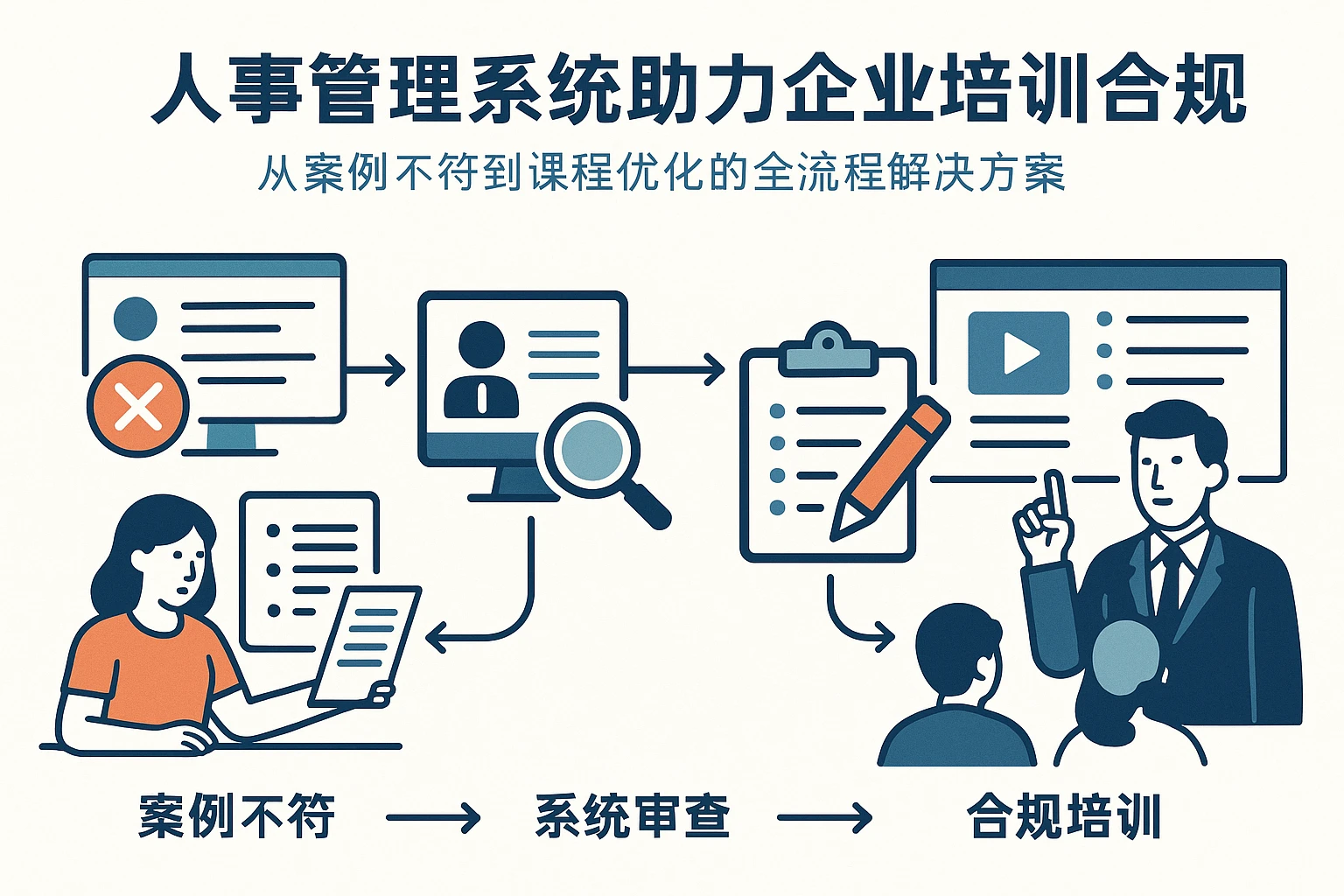 人事管理系统助力企业培训合规：从案例不符到课程优化的全流程解决方案