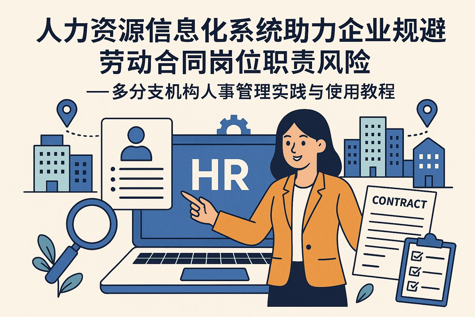 人力资源信息化系统助力企业规避劳动合同岗位职责风险——多分支机构人事管理实践与使用教程
