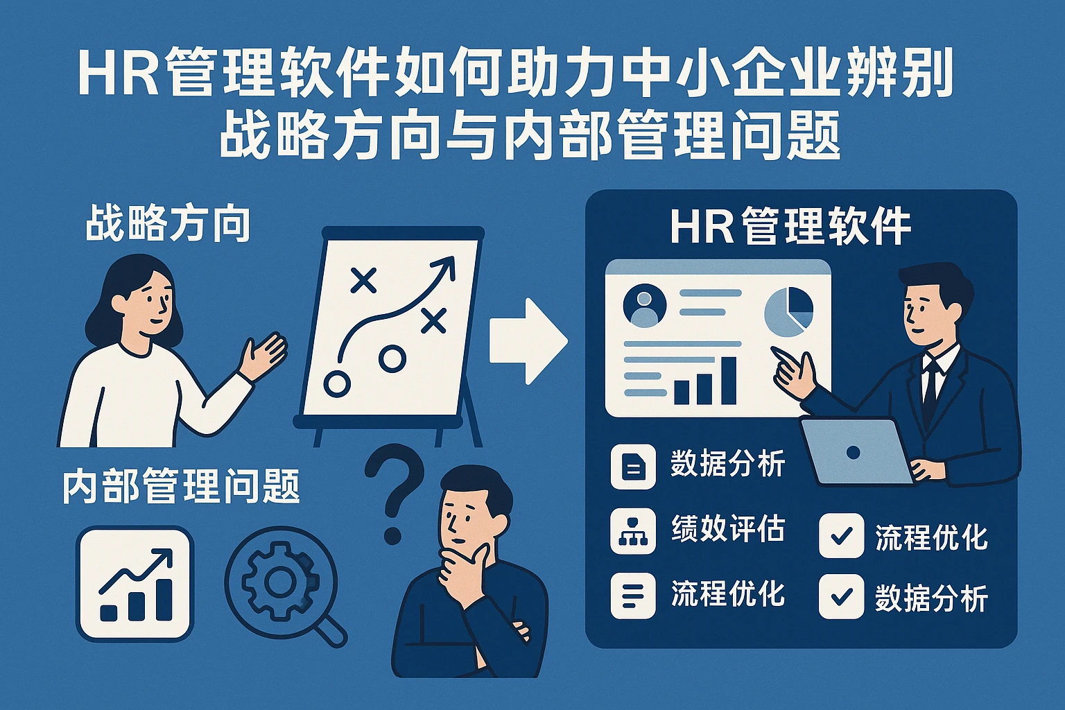 HR管理软件如何助力中小企业辨别战略方向与内部管理问题