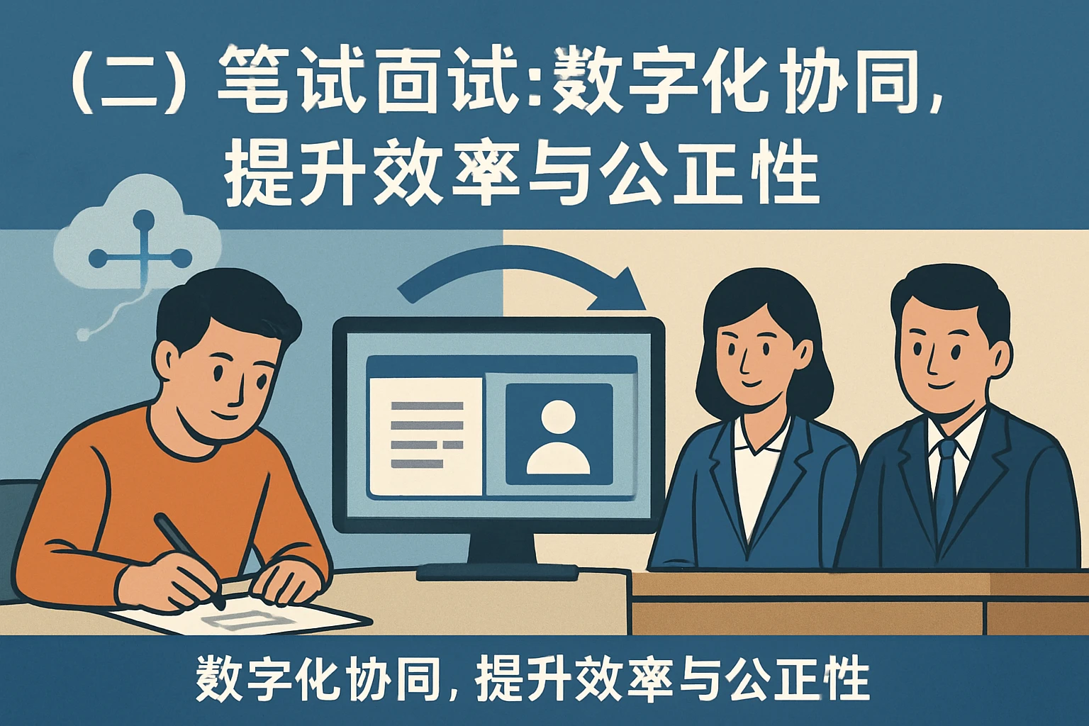 (二)笔试面试:数字化协同,提升效率与公正性