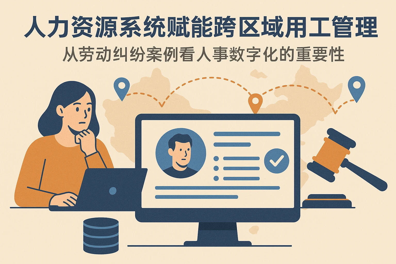人力资源系统赋能跨区域用工管理：从劳动纠纷案例看人事数字化的重要性