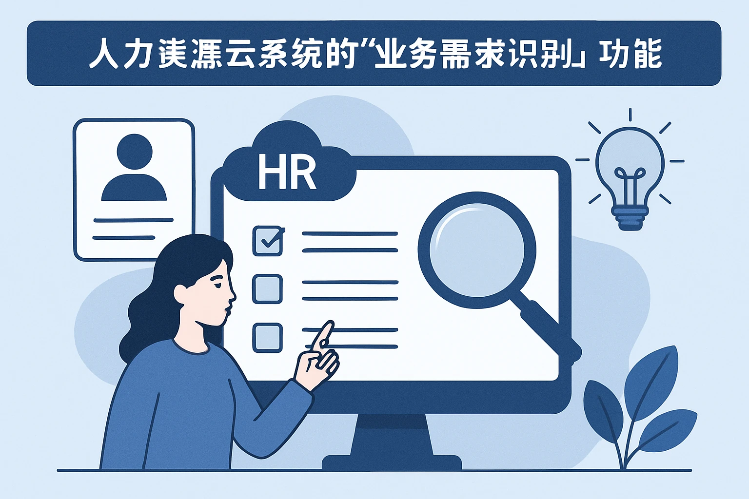 2. 人力资源云系统的“业务需求识别”功能