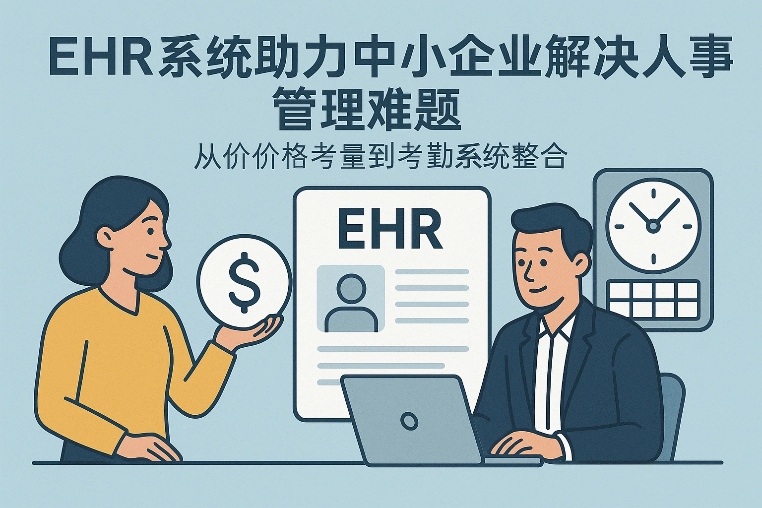 EHR系统助力中小企业解决人事管理难题：从价格考量到考勤系统整合