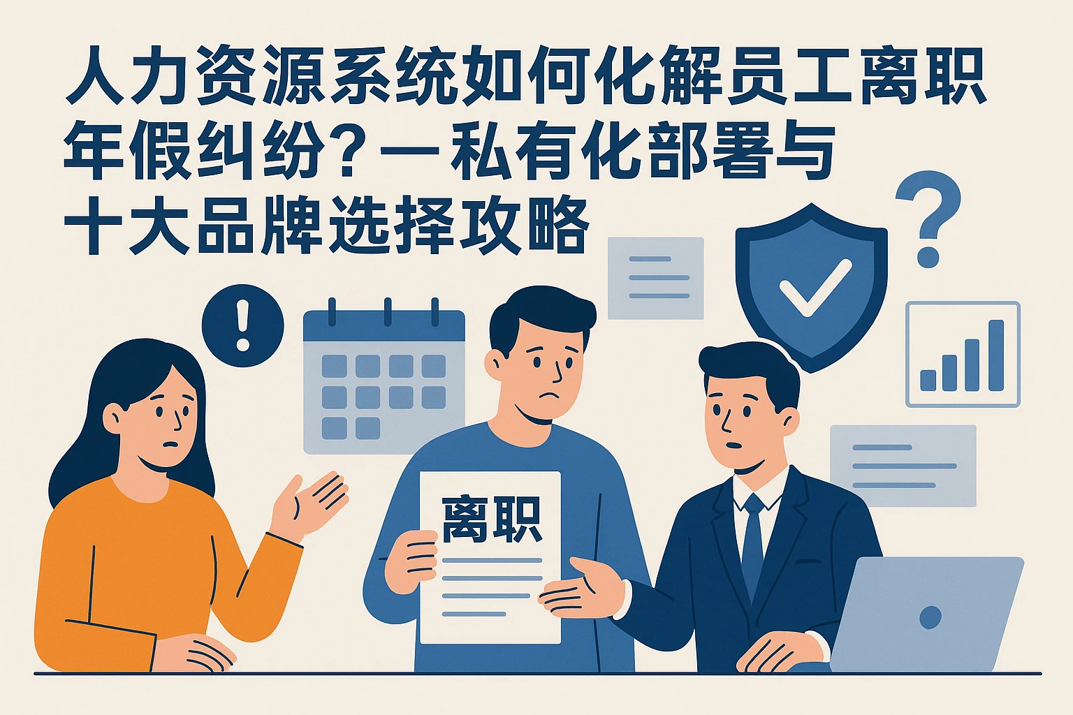 人力资源系统如何化解员工离职年假纠纷?——私有化部署与十大品牌选择攻略