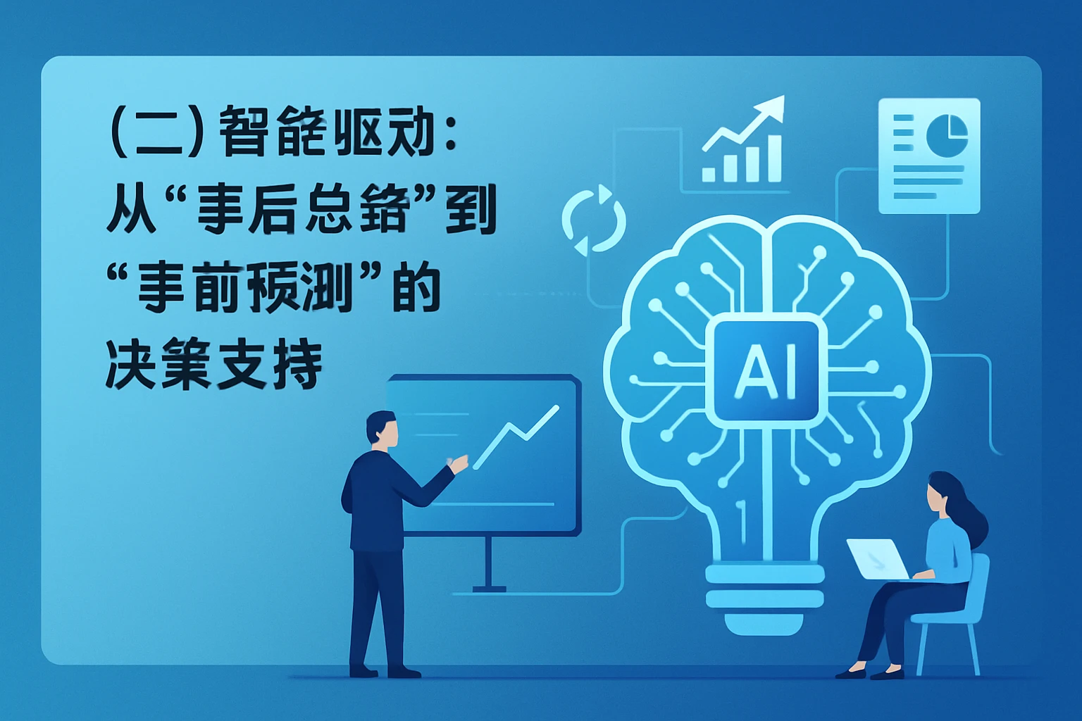 (二)智能驱动:从“事后总结”到“事前预测”的决策支持