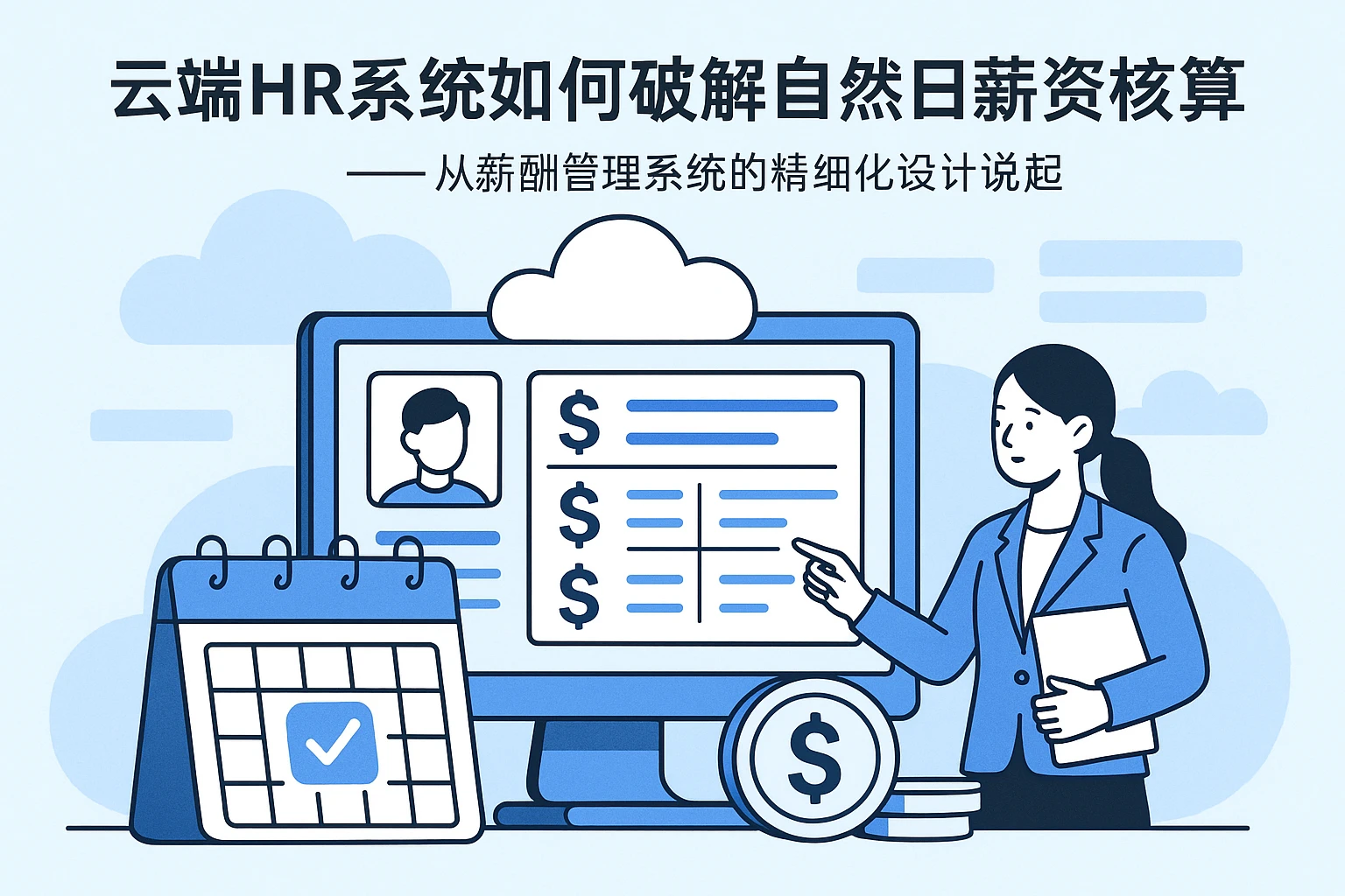 云端HR系统如何破解自然日薪资核算难题?——从薪酬管理系统的精细化设计说起