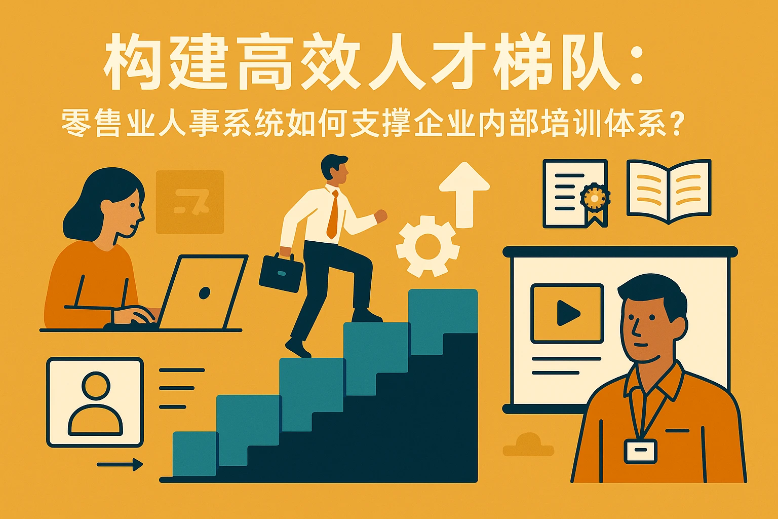 构建高效人才梯队：零售业人事系统如何支撑企业内部培训体系？
