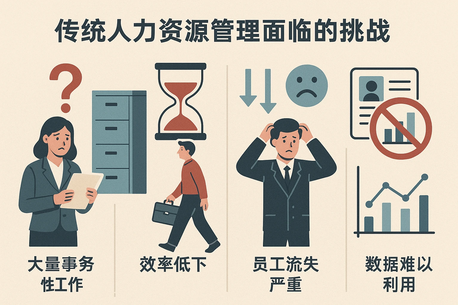 传统人力资源管理面临的挑战