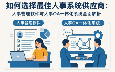如何选择最佳人事系统供应商：人事管理软件与人事OA一体化系统全面解析