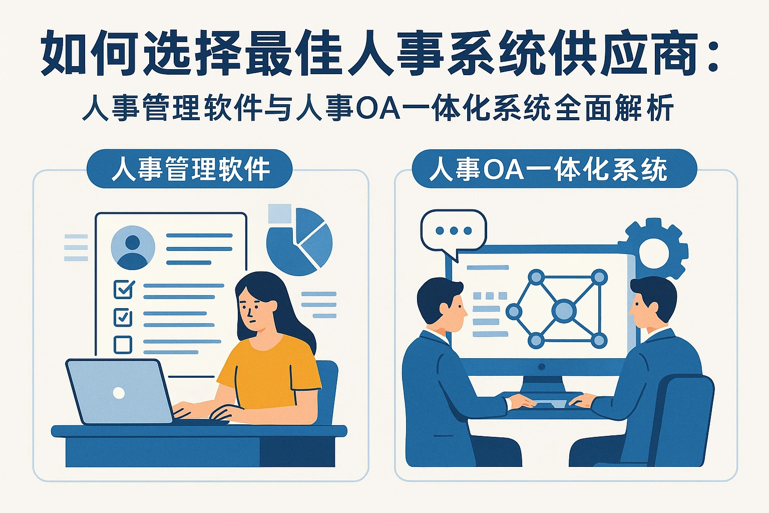 如何选择最佳人事系统供应商：人事管理软件与人事OA一体化系统全面解析