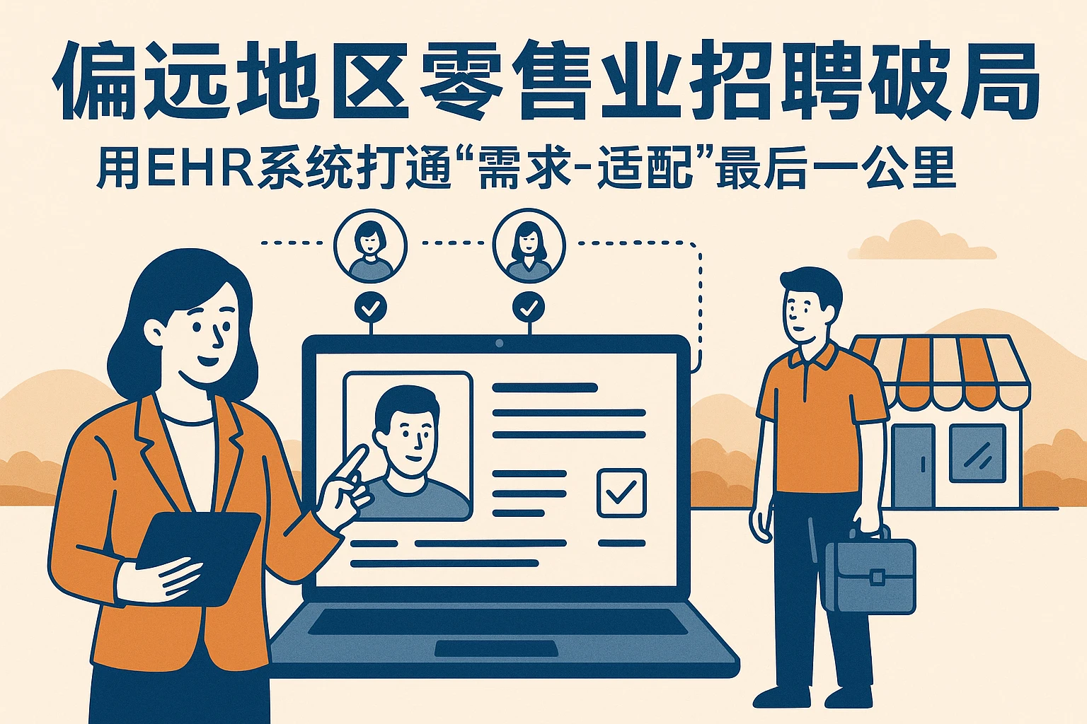 偏远地区零售业招聘破局：用EHR系统打通“需求-适配”最后一公里