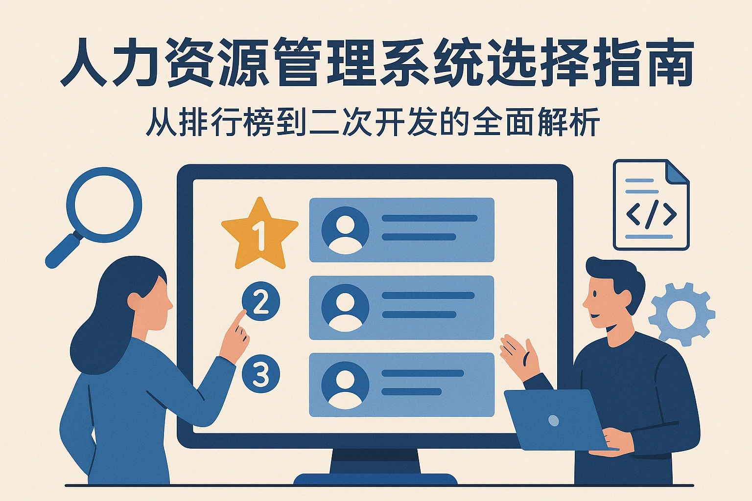 人力资源管理系统选择指南：从排行榜到二次开发的全面解析