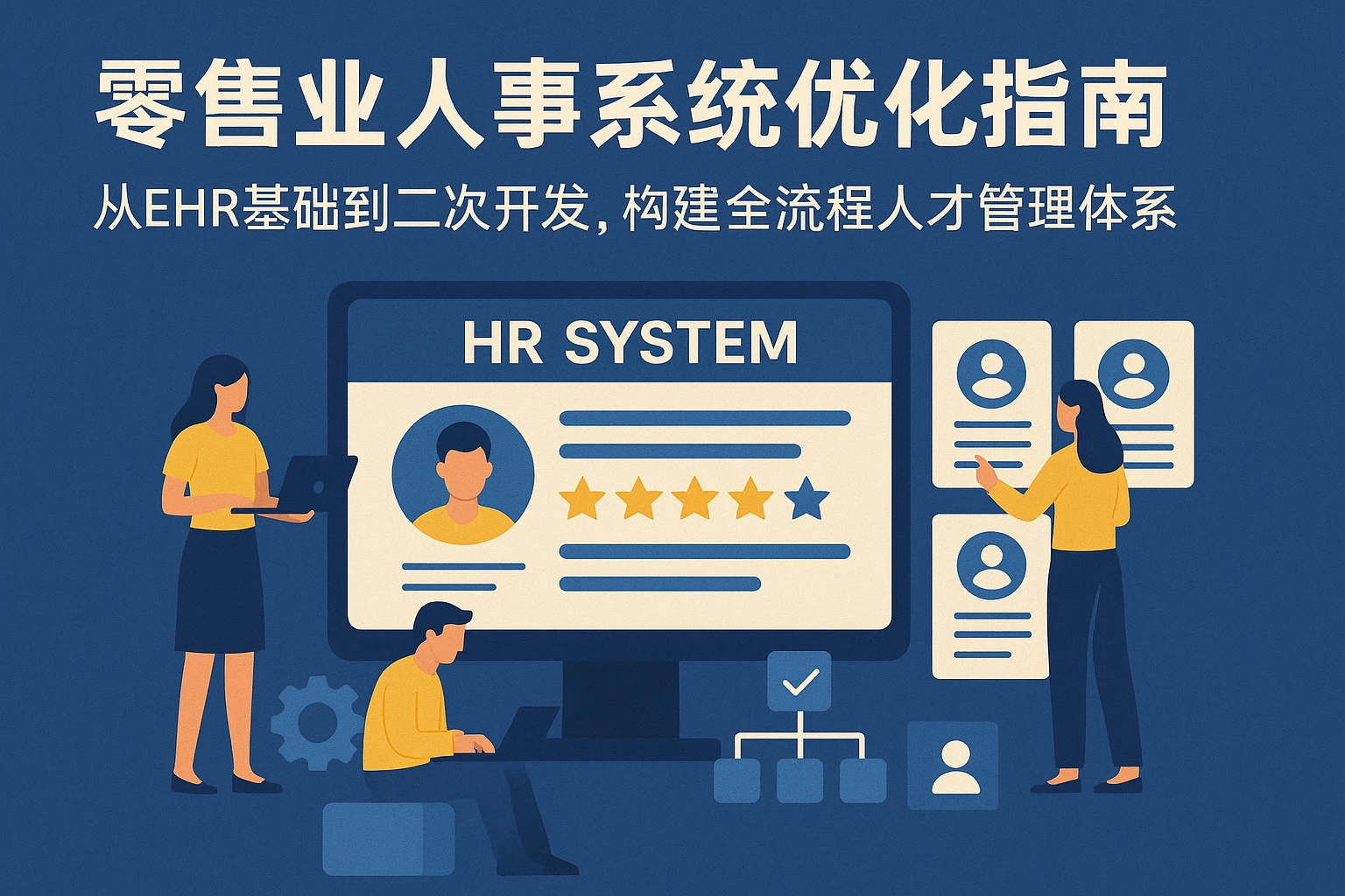 零售业人事系统优化指南:从EHR基础到二次开发,构建全流程人才管理体系