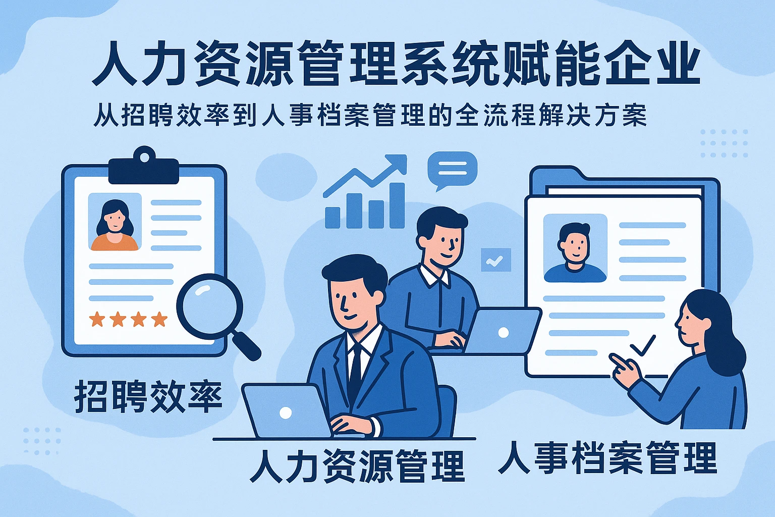 人力资源管理系统赋能企业：从招聘效率到人事档案管理的全流程解决方案