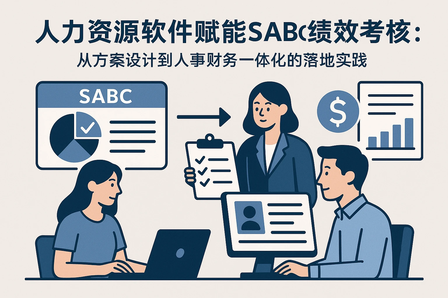 人力资源软件赋能SABC绩效考核:从方案设计到人事财务一体化的落地实践
