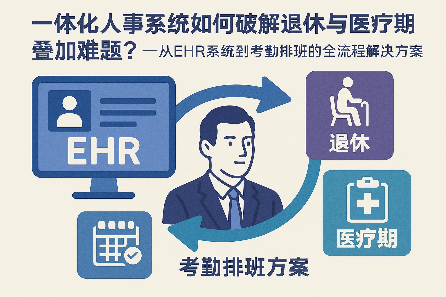 一体化人事系统如何破解退休与医疗期叠加难题？——从ehr系统到考勤排班的全流程解决方案