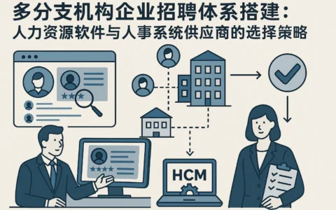 多分支机构企业招聘体系搭建：人力资源软件与人事系统供应商的选择策略