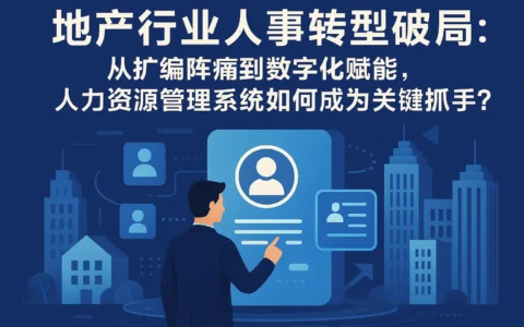地产行业人事转型破局：从扩编阵痛到数字化赋能，人力资源管理系统如何成为关键抓手？