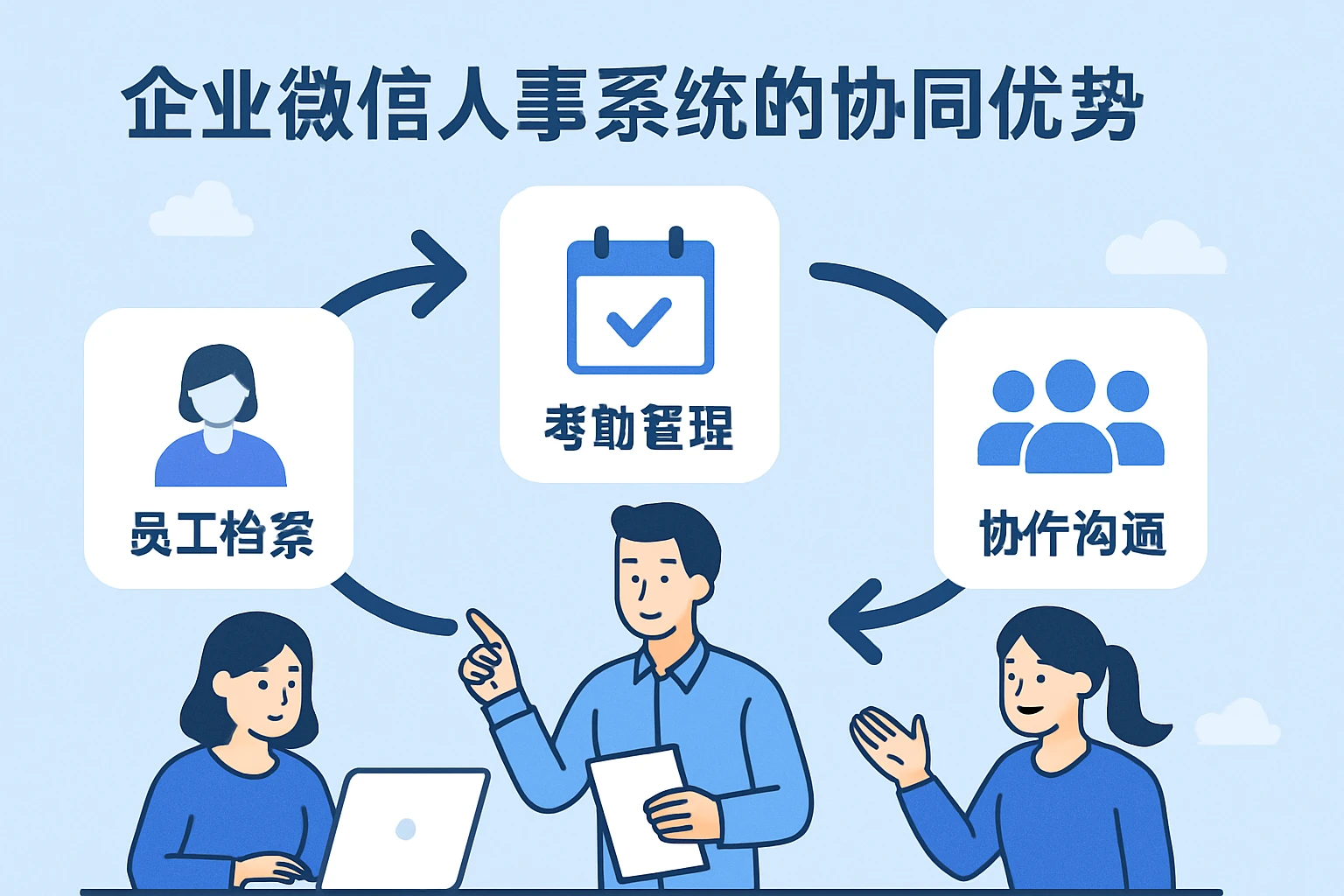 2 企业微信人事系统的协同优势