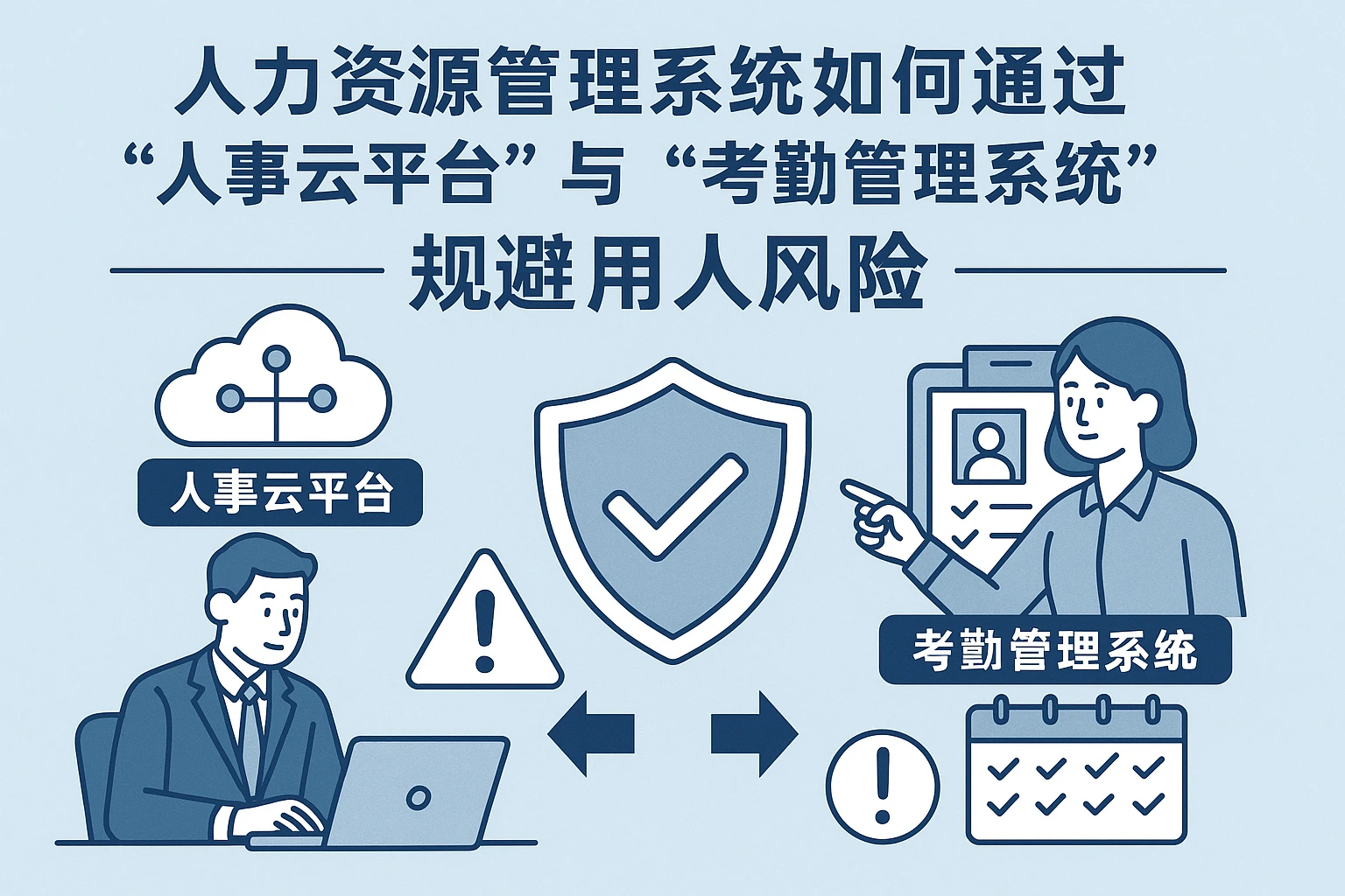 人力资源管理系统如何通过人事云平台与考勤管理系统规避用人风险