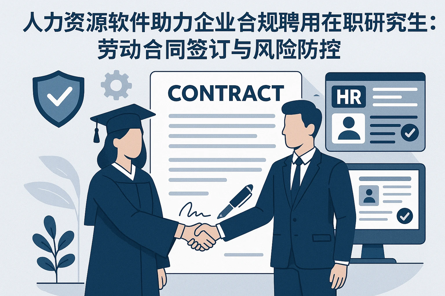 人力资源软件助力企业合规聘用在职研究生：劳动合同签订与风险防控