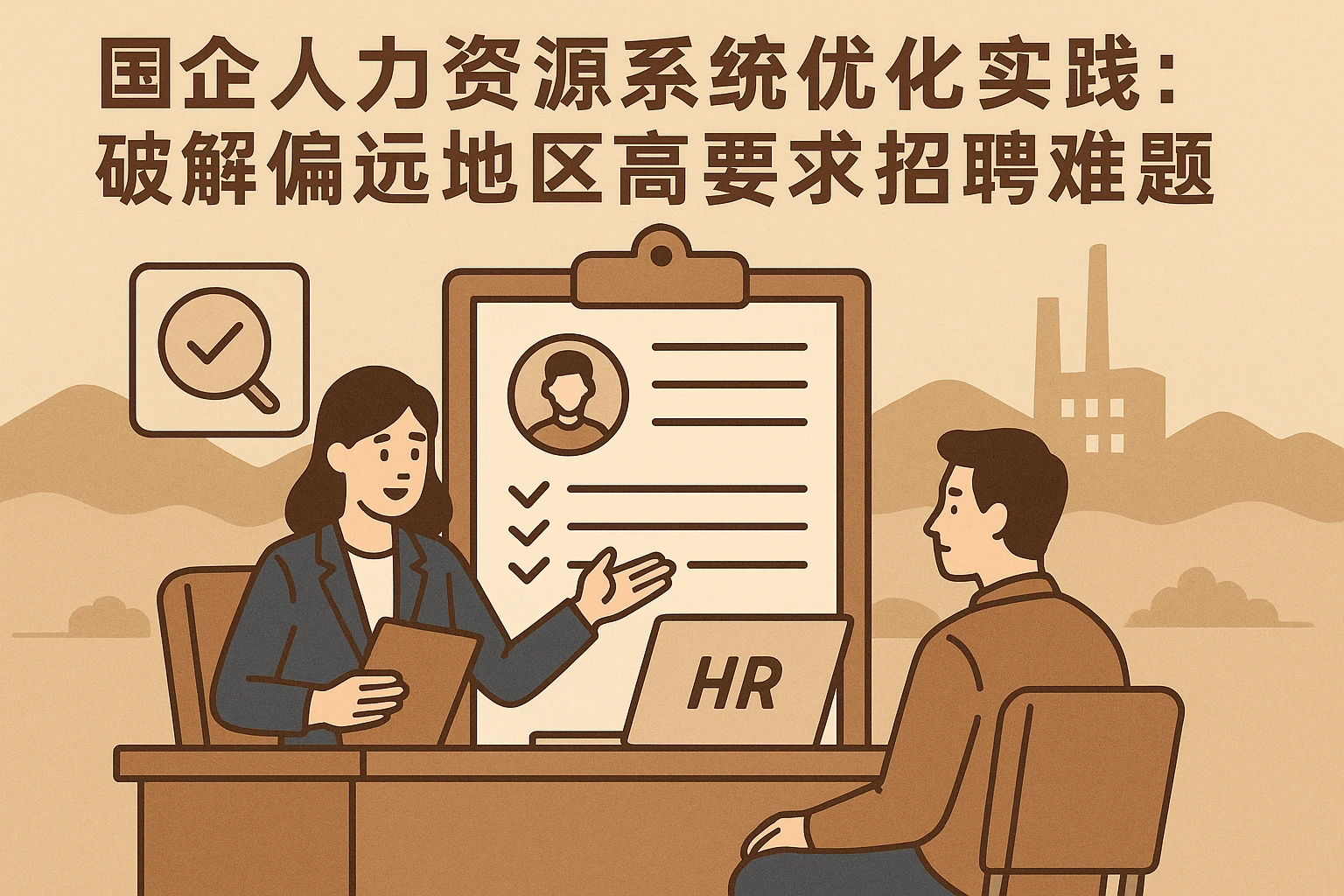 国企人力资源系统优化实践:破解偏远地区高要求招聘难题