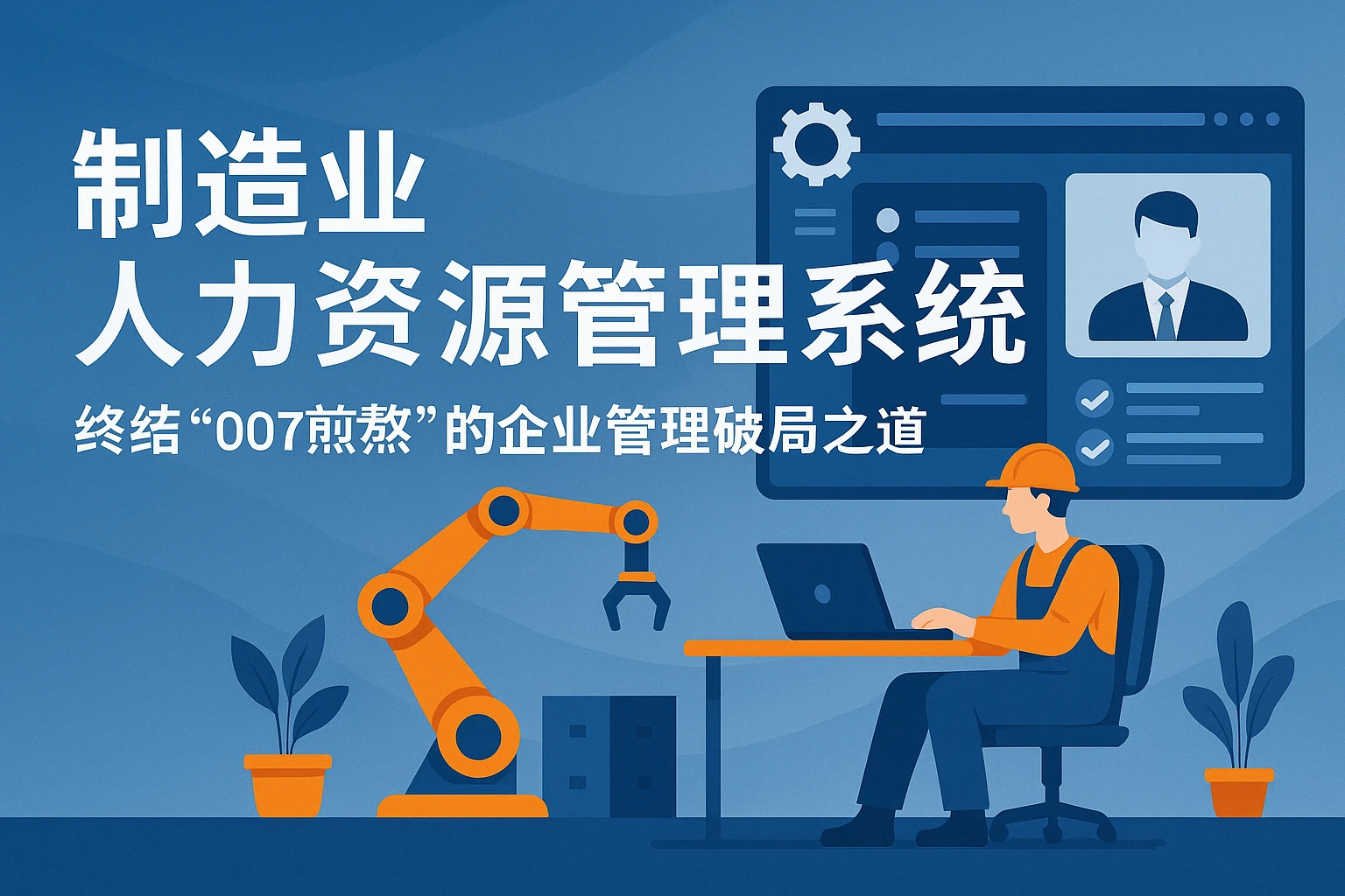 制造业人力资源管理系统：终结“007煎熬”的企业管理破局之道