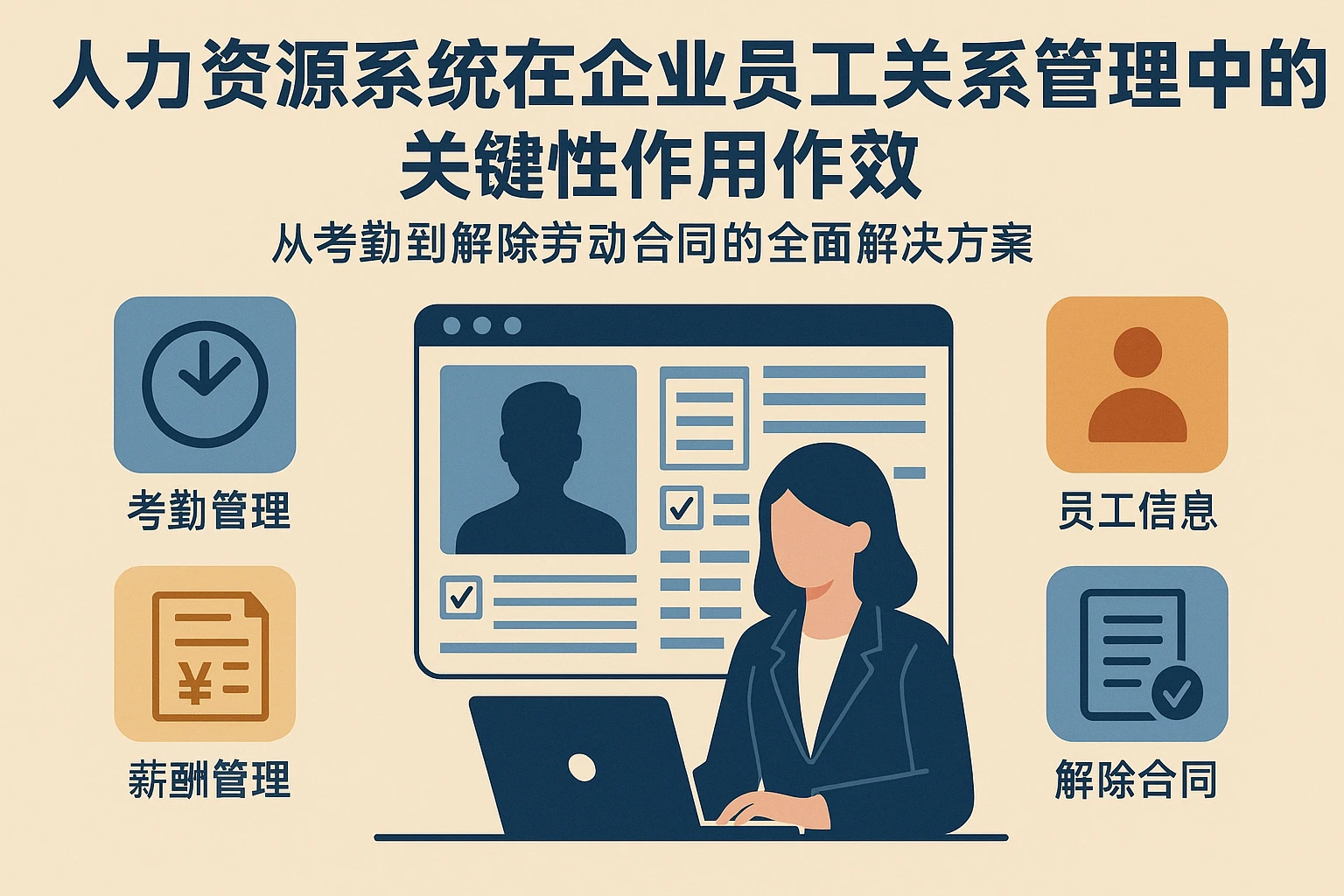 人力资源系统在企业员工关系管理中的关键作用:从考勤到解除劳动合同的全面解决方案