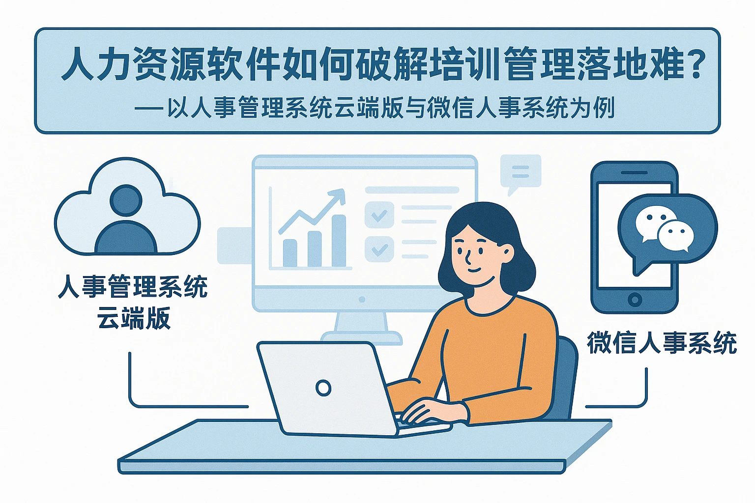 人力资源软件如何破解培训管理落地难题？——以人事管理系统云端版与微信人事系统为例