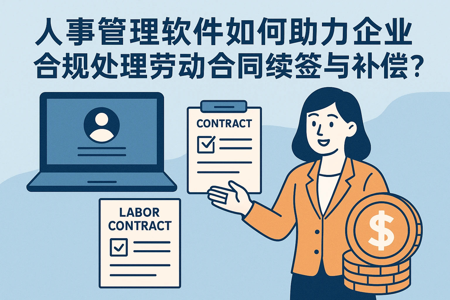 人事管理软件如何助力企业合规处理劳动合同续签与补偿？