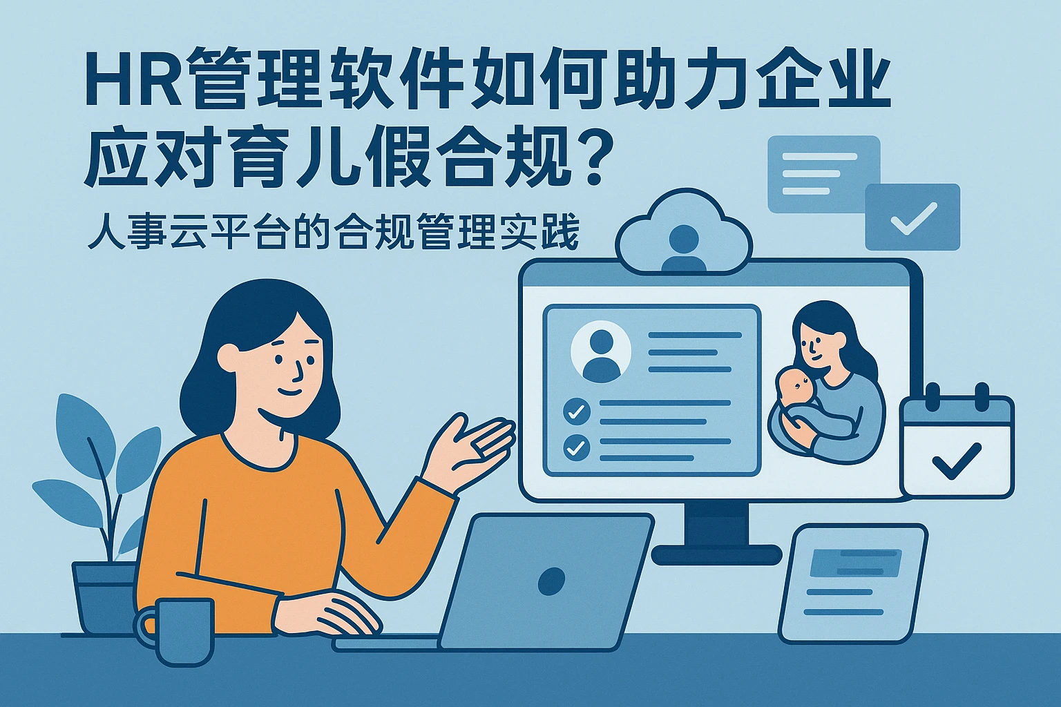 HR管理软件如何助力企业应对育儿假合规?人事云平台的合规管理实践