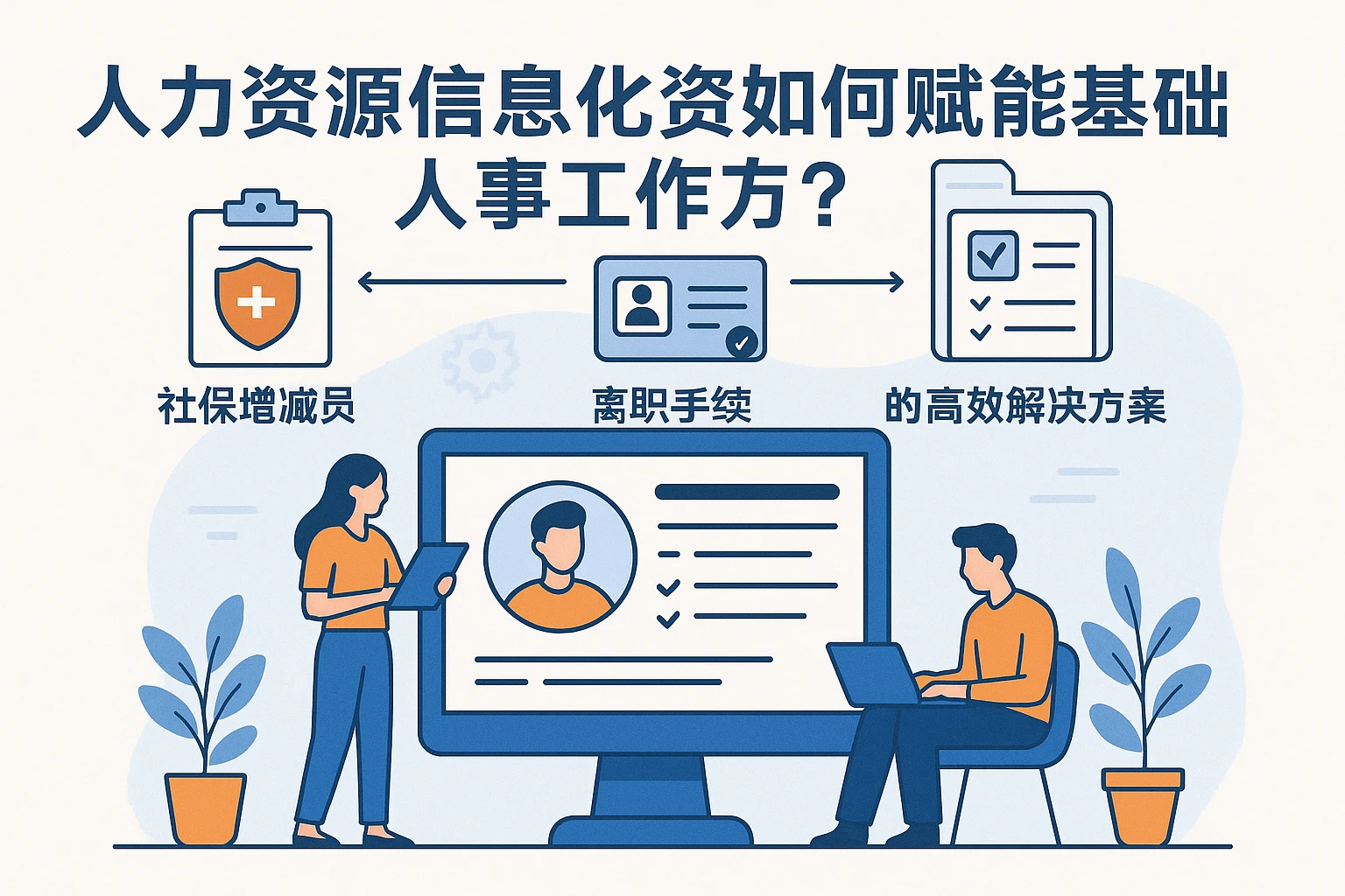 人力资源信息化系统如何赋能基础人事工作？从社保增减员到离职手续的高效解决方案