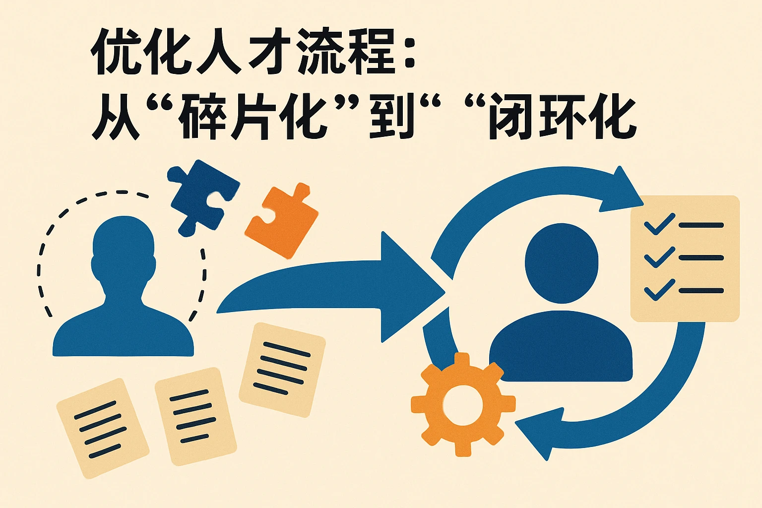 2. 优化人才流程：从“碎片化”到“闭环化”
