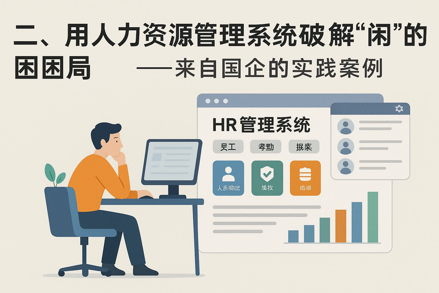 二、用人力资源管理系统破解“闲”的困局——来自国企的实践案例